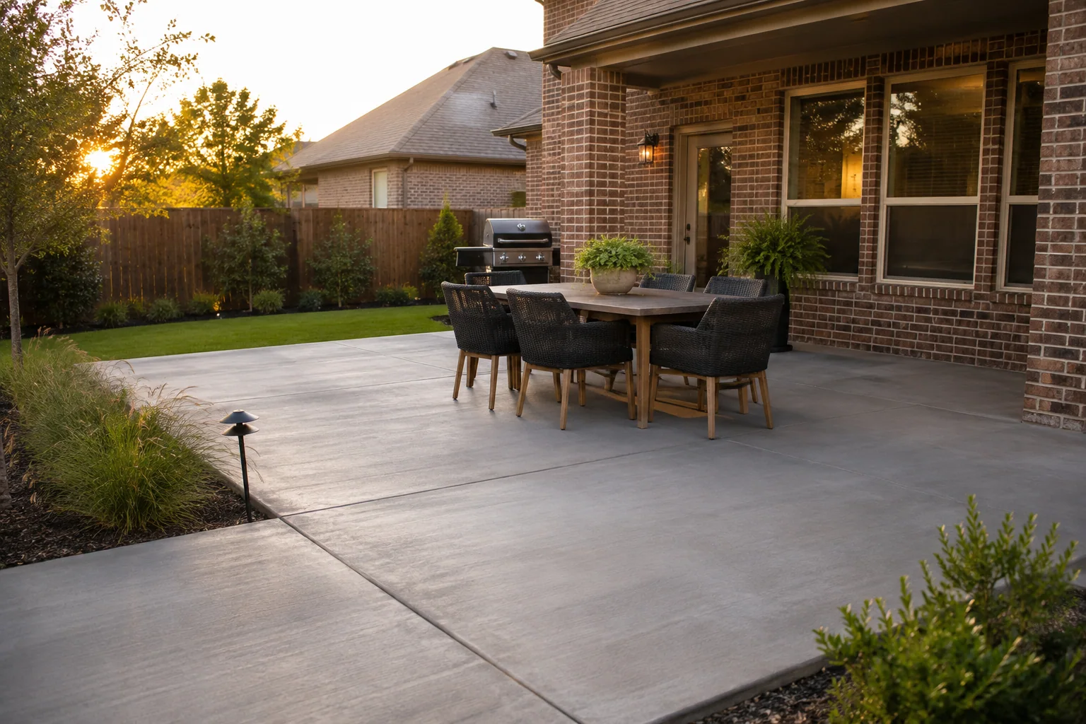 Concrete Patios example