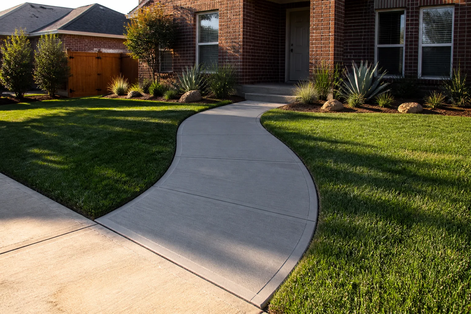 Concrete Sidewalks example